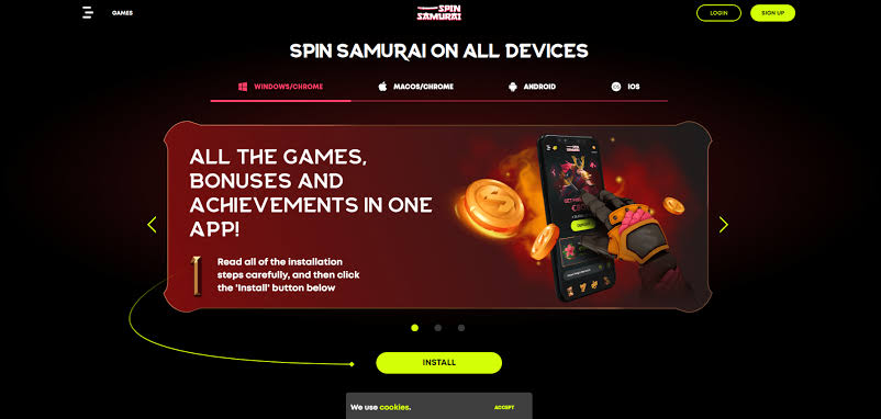 Spin Samurai live casino